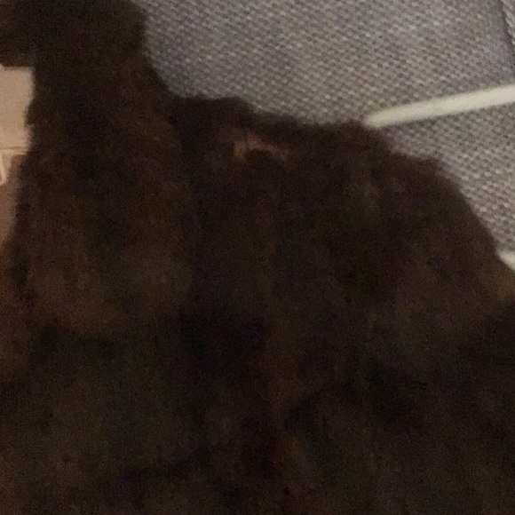 Beautiful fur scalloped edge cape- good condition - Picture 4 of 5